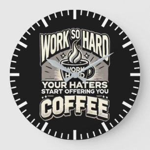 Reloj Redondo Grande Trabaja Tan Duro Que Tus Odiadores Empiezan A Ofre