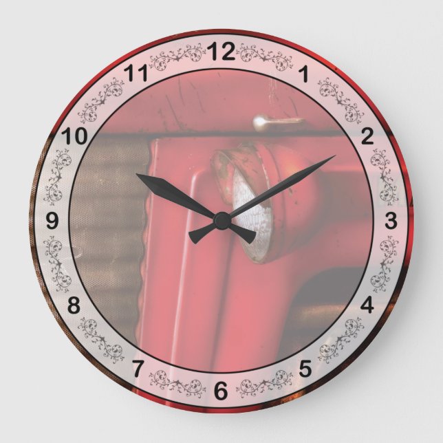 Reloj Redondo Grande Tractor - El Tractor (Anverso)