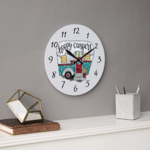 Reloj Redondo Grande trailer de Happy campers