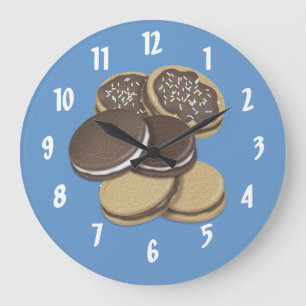 Reloj Redondo Grande Trajes dulces