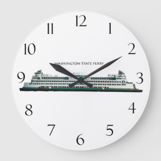 Reloj Redondo Grande Transbordador del estado de Washington