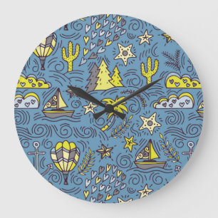 Reloj Redondo Grande Travel Fun