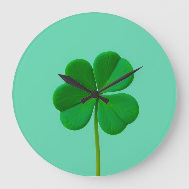 Reloj Redondo Grande Trébol (Anverso)