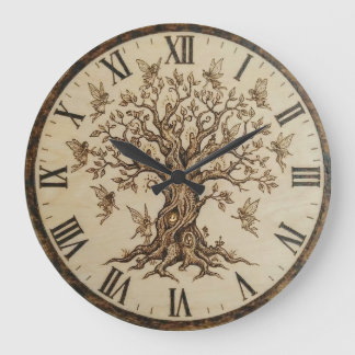 Reloj Redondo Grande Tree of Life Wall Clock