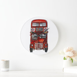 Reloj Redondo Grande Tres Autobuses