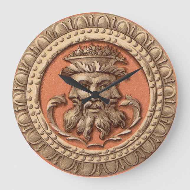 Reloj Redondo Grande tres caras (Anverso)