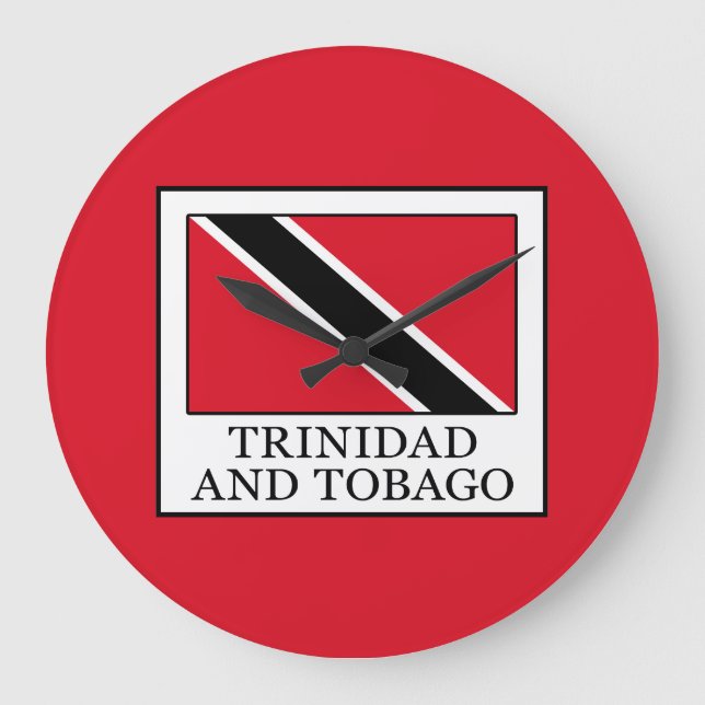 Reloj Redondo Grande Trinidad y Tabago (Anverso)