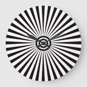 Reloj Redondo Grande Trippy Bullseye