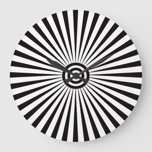 Reloj Redondo Grande Trippy Bullseye (Anverso)