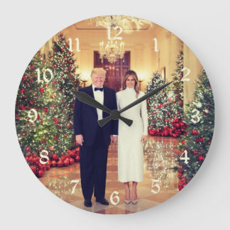 Reloj Redondo Grande Trump Presidente de Estados Unidos Casa Blanca Nav