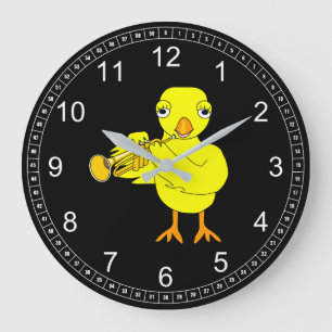 Reloj Redondo Grande Trumpet Chick