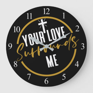 Reloj Redondo Grande Tu amor me rodea