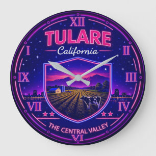 Reloj Redondo Grande Tulare California Farmland