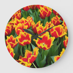 Reloj Redondo Grande Tulipa Fabio, Keukenhof, Países Bajos