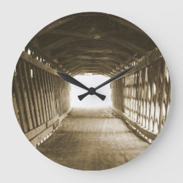 Reloj Redondo Grande Túnel de la luz