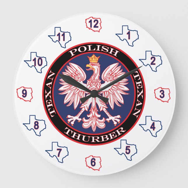 Reloj Redondo Grande Turber Round Texan (Anverso)