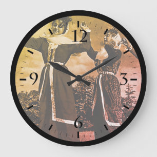 Reloj Redondo Grande Turquía Vintage Estambul danza turca