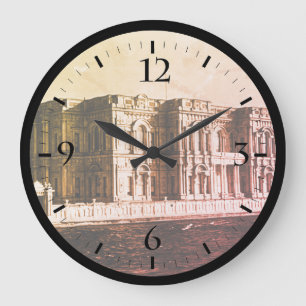 Reloj Redondo Grande Turquía Vintage Estambul Palacio Beylerbeyi Cl Gra