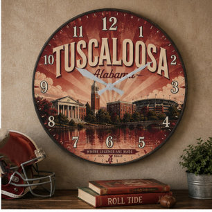 Reloj Redondo Grande Tuscaloosa Alabama