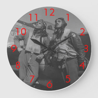 Reloj Redondo Grande Tuskegee Airmen