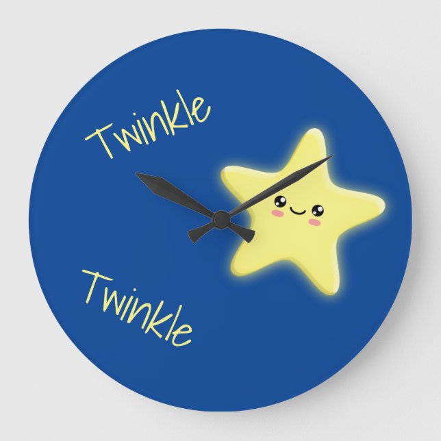 Reloj Redondo Grande Twinkle Twinkle (Anverso)