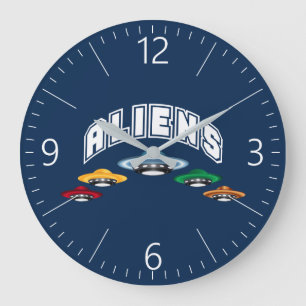 RELOJ REDONDO GRANDE UFO