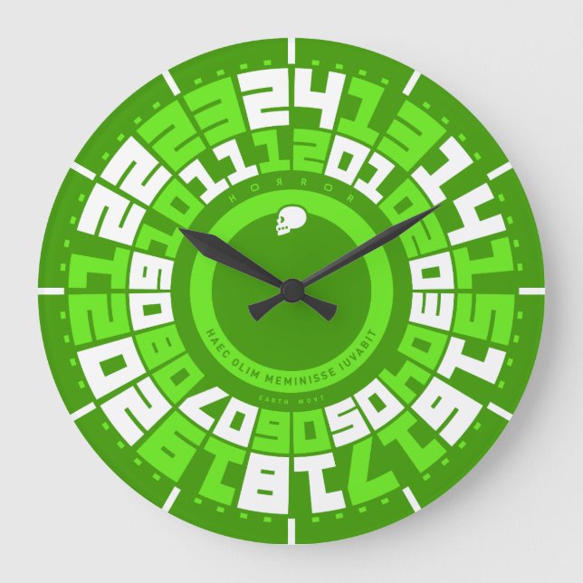 Reloj Redondo Grande Un día, esto será agradable de recordar (Anverso)