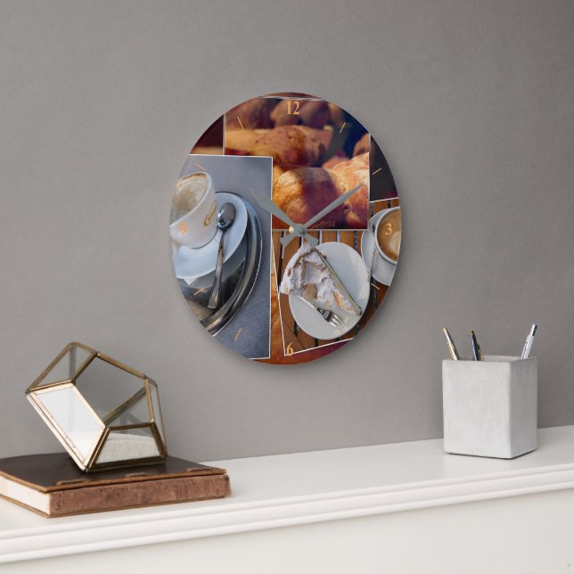 Reloj Redondo Grande Un pitstop rápido. (Oficina)