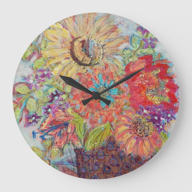 Reloj Redondo Grande Una gran vida de Art Sangria de Lydia (Anverso)
