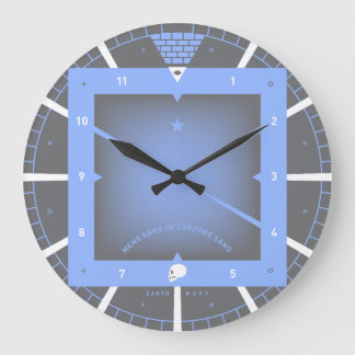 Reloj Redondo Grande Una Mente Sana en un Cuerpo Sano