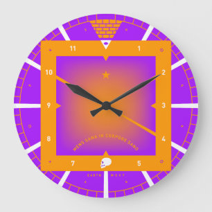 Reloj Redondo Grande Una Mente Sana en un Cuerpo Sano