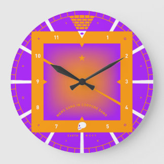 Reloj Redondo Grande Una Mente Sana en un Cuerpo Sano
