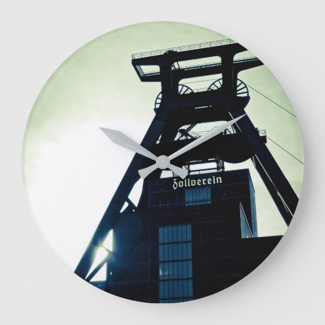 Reloj Redondo Grande UNESCO Welterbe Zollverein (Anverso)