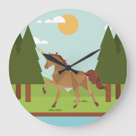 Reloj Redondo Grande Unicornio