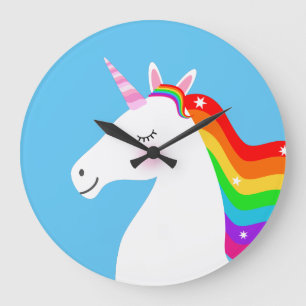 Reloj Redondo Grande Unicornio