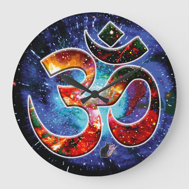 Reloj Redondo Grande Universal OM Asana (Anverso)