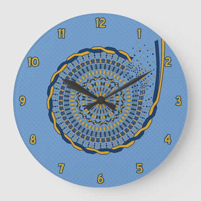 Reloj Redondo Grande Unraveling Clock (Anverso)