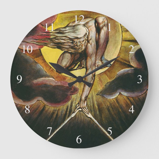 Reloj Redondo Grande Urizen - William Blake - El Antiguo Día (Anverso)