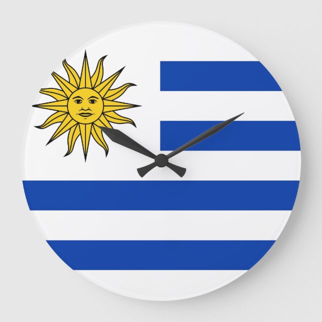 Reloj Redondo Grande Uruguay (Anverso)