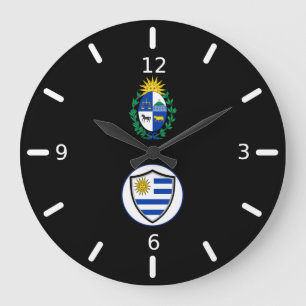 Reloj Redondo Grande Uruguayan flag-coat arms