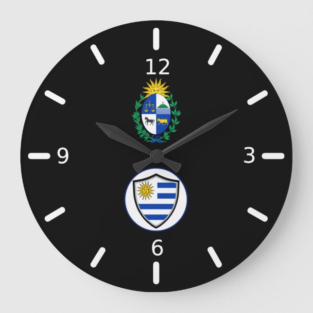 Reloj Redondo Grande Uruguayan flag-coat arms (Anverso)
