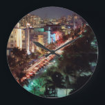 Reloj Redondo Grande USA, Florida, Miami Beach, Ocean Drive, Art Deco 2<br><div class="desc">Walter Bibikow / DanitaDelimont.com USA,  North America,  Florida</div>