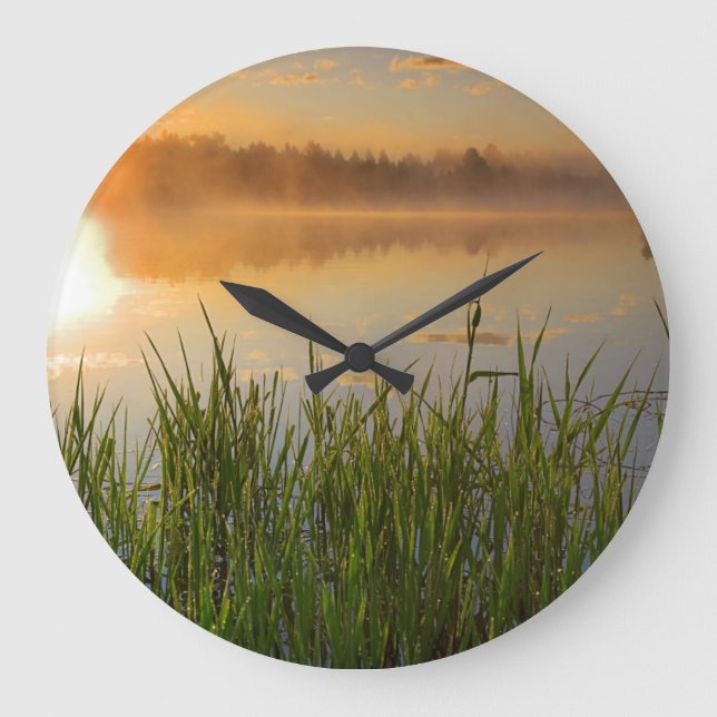 Reloj Redondo Grande USA, Idaho, Winchester Lake State Park, Lapwai (Anverso)