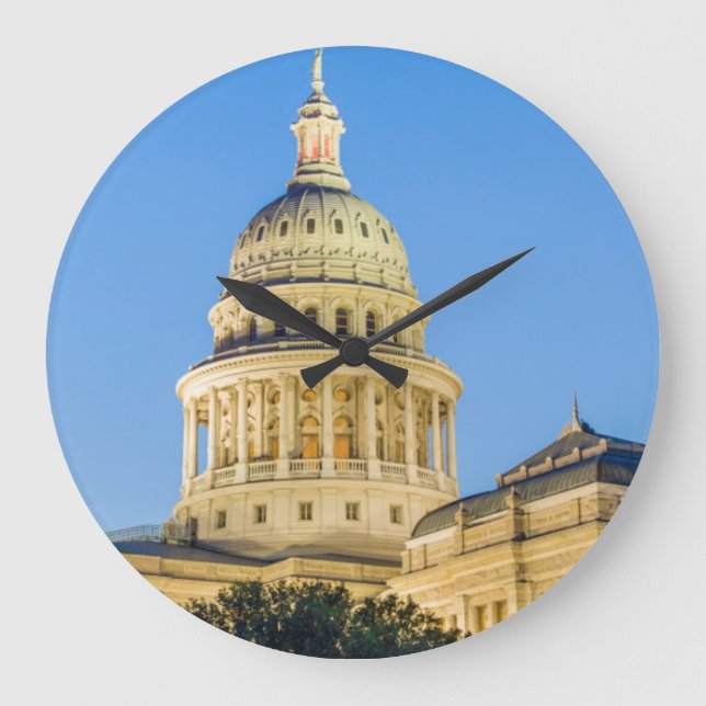 Reloj Redondo Grande USA, Texas, Austin. Capitol Building (1888) 3 (Anverso)