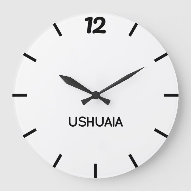 Reloj Redondo Grande Ushuaia clock  (Anverso)