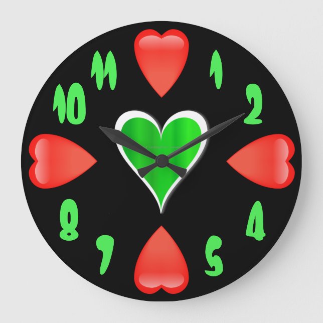 Reloj Redondo Grande ValenTime (Anverso)