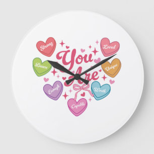 Reloj Redondo Grande Valentine Gift   Eres Mi Amor