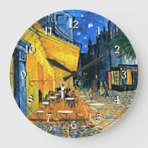 Reloj Redondo Grande Van Gogh: Cafe Terrace Large Clock