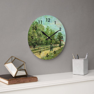 Reloj Redondo Grande Van Gogh - Hombre con Spade...