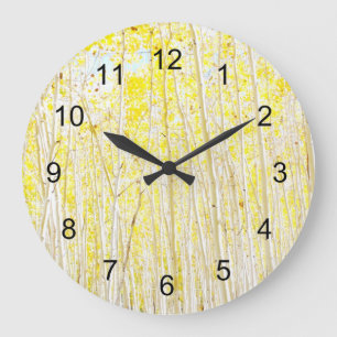 Reloj Redondo Grande Vanilla Cake Aspen Trees